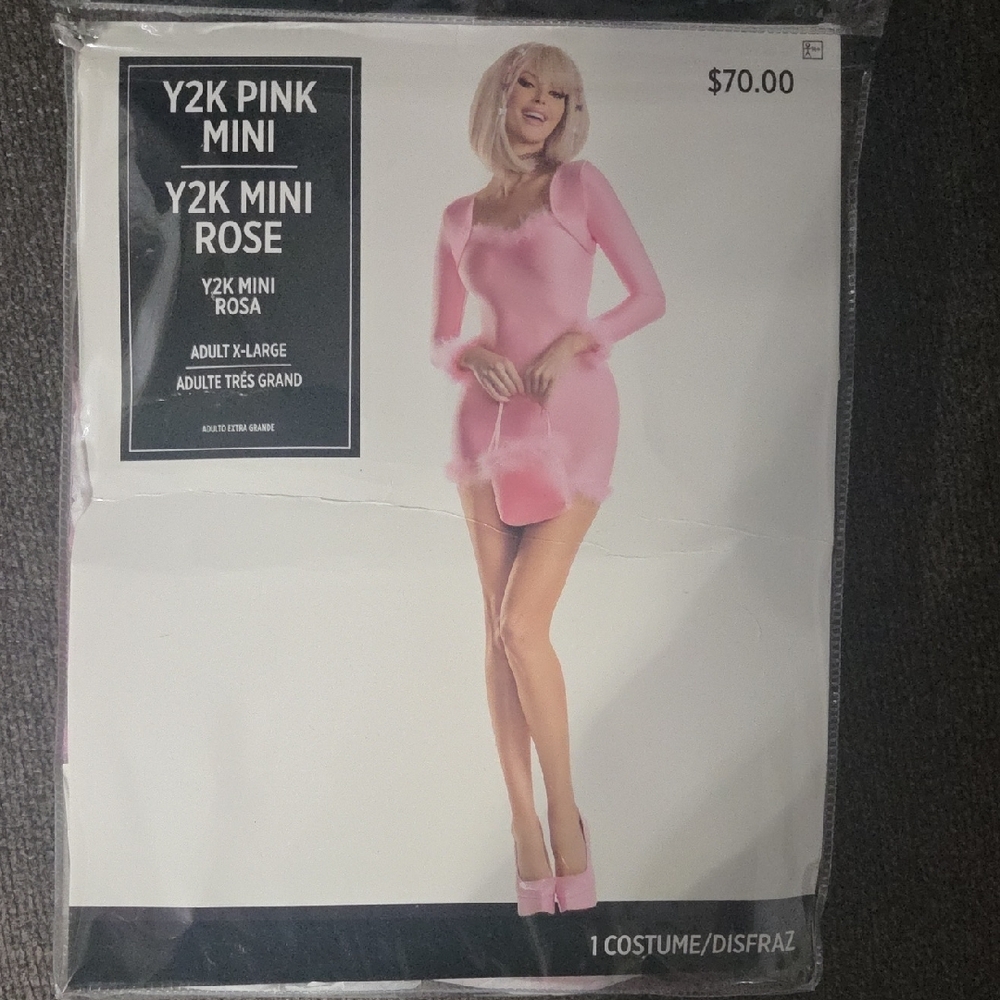 *BRAND NEW* Y2K Pink Mini Dress Costume